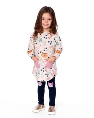 Girls' Glittering French Terry Dress - Little Kid, Big Kid