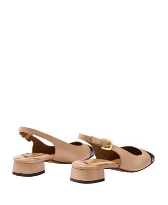  Women's The Cap-Toe Darcy Slingback Pumps