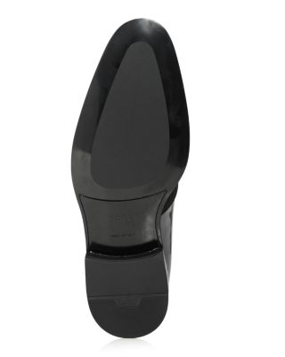 Men's Derrek Patent Smoking Loafers with Ribbon