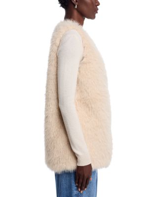 Faux Fur Long Vest