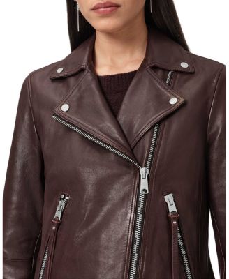 Dalby Leather Biker Jacket