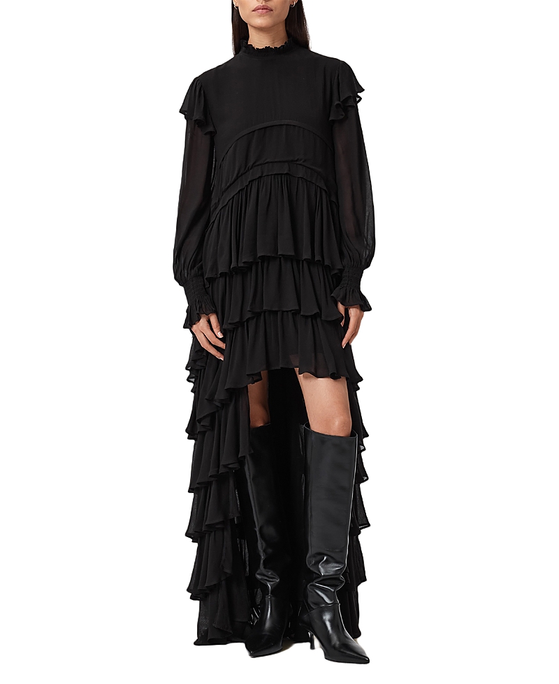 Allsaints Cavarly Long Sleeve Maxi Dress