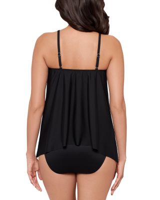 Ombra Fiore Peephole Tankini Top