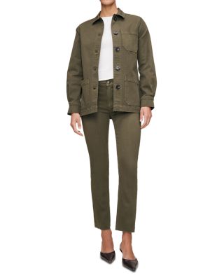 Mara Mid Rise Instasculpt™ Ankle Straight Jeans in Trellis