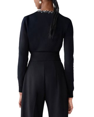 Embellished Crewneck Sweater