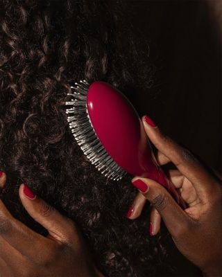 N.03 The Large Essential Softness Gentle Scalp Care Hair Brush - Cherry Red