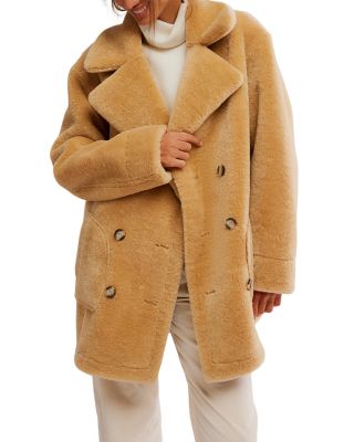 Mari Reversible Aviator Coat