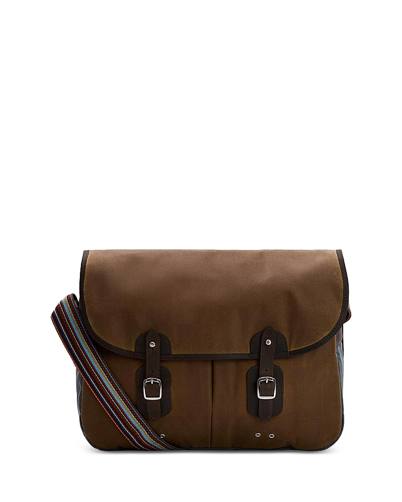 Barbour x Paul Smith Waxed Cotton Tarras Crossbody Bag