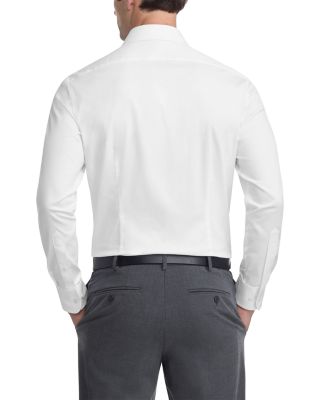 Slim Fit Covered Placket Tuxedo Shirt - Exclusive