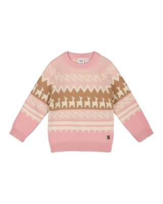 Girls' Llama Jacquard Sweater - Big Kid