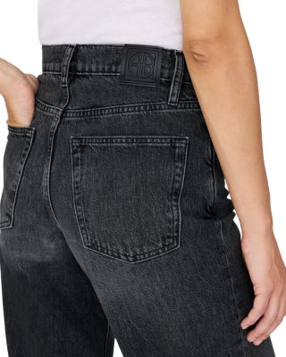 Brie High Rise Jeans in Washed Black
