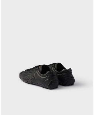 Men's Montecarlo Re-Edition 2005 Antiqued Nappa Leather Sneakers in Black