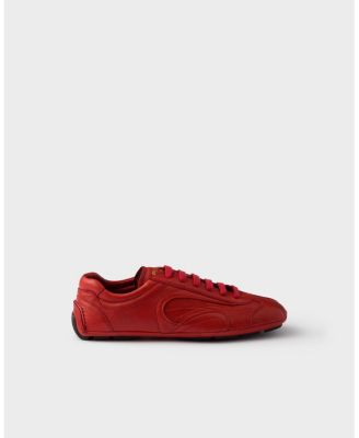 Men's Montecarlo Re-Edition 2005 Antiqued Nappa Leather Sneakers in Red