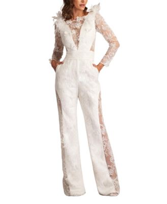 Enger 3D Floral Embroidered Jumpsuit