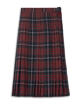 Giu Check Wool Blend Midi Kilt