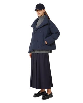 Fastoso Wool Blend Flannel Wrap Skirt