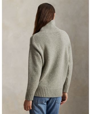 Wool Cashmere Turtleneck Sweater