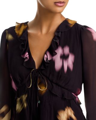 Alixa Tie Neck Blouse