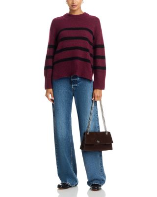 Miranda Striped Cashmere & Silk Sweater