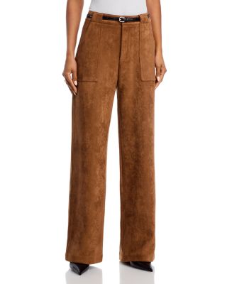 Faux Suede Pants