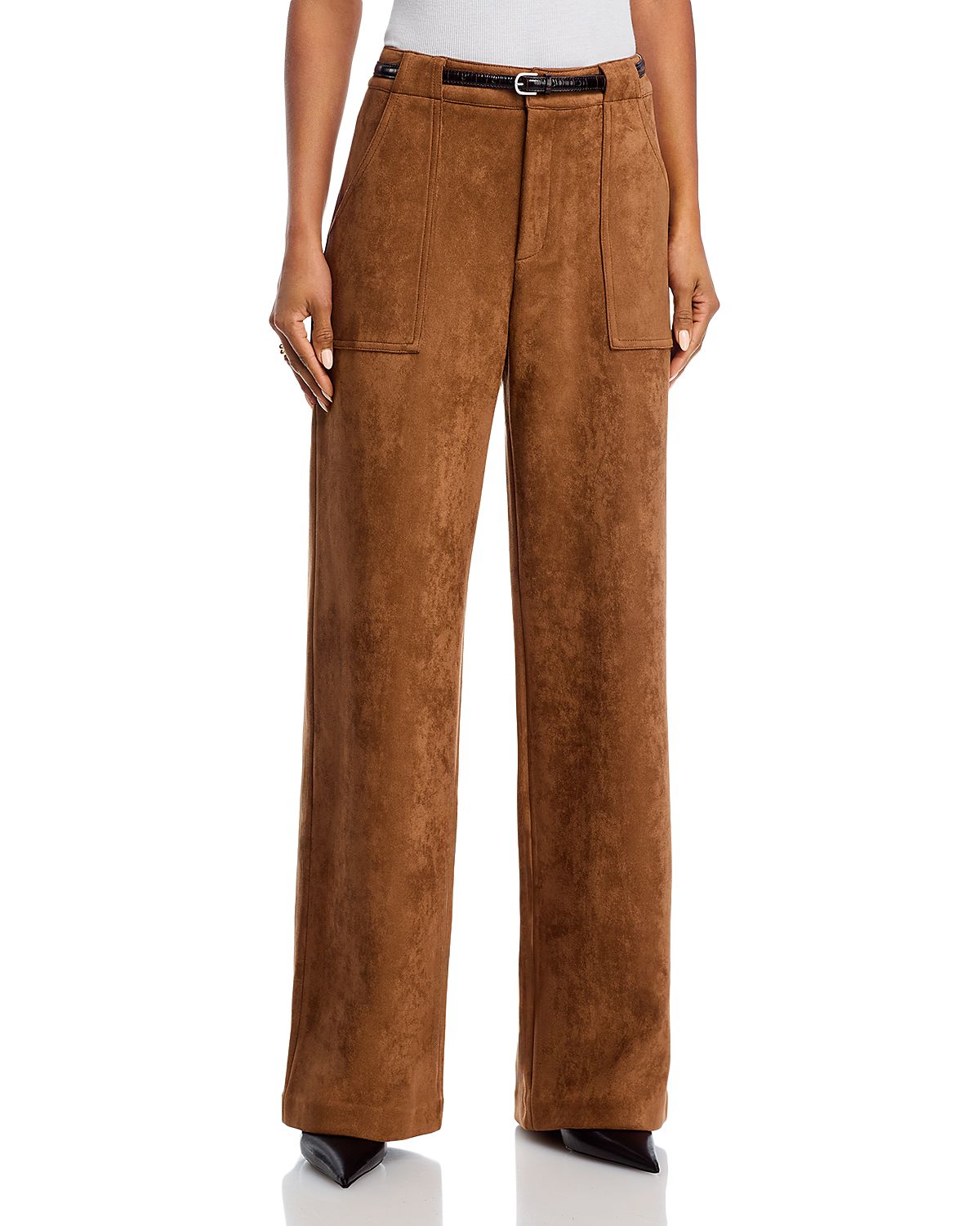 Aqua Faux Suede Pants