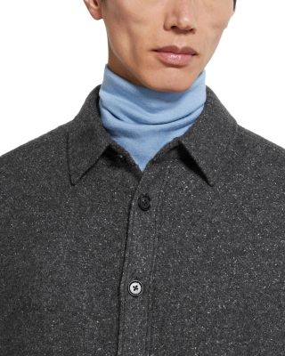 Cashmere & Silk Shirt Jacket