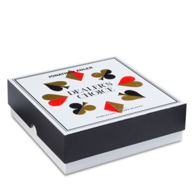 Dealer's Choice Canape Plates, Set of 4