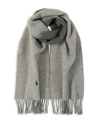 Wool Cashmere Blend Double Sided Scarf