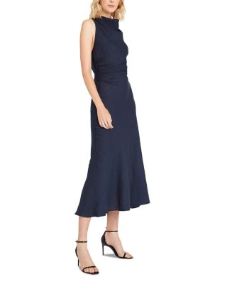 Sleeveless Maxi Dress with Cross Strap Back Bodice