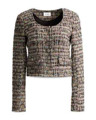 Iridescent Multi Tweed Jacket
