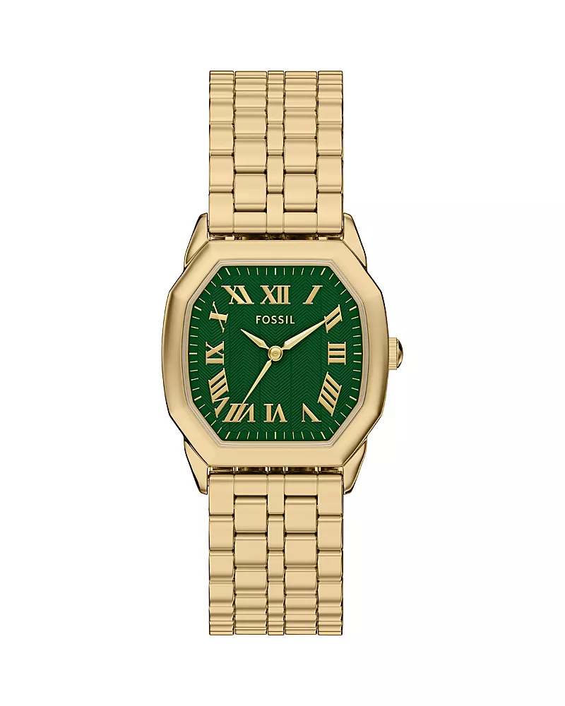 Fossil Harlow Three-Hand Gold-Tone Stainless Steel Watch, 32mm