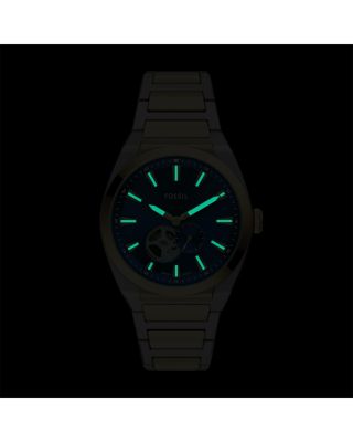 Everett Automatic Two-Tone Stainless Steel Watch, 42mm