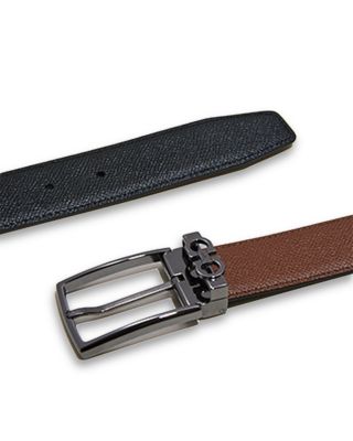 Men's Gancini Keeper Reversible Leather Belt