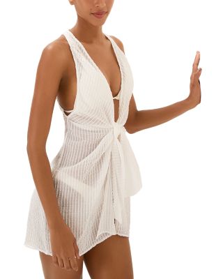 Solid Mita SH Cup Cover Up Dress