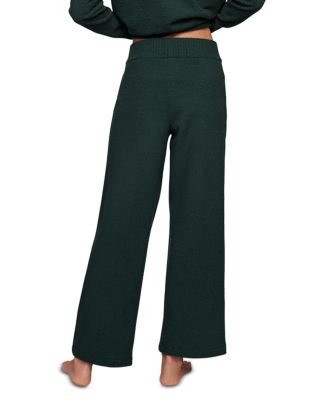 Boucl&eacute; Wide Leg Pants