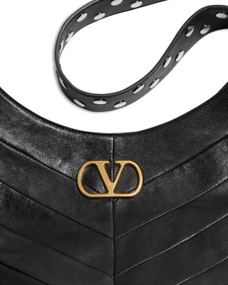 Hoboho Chevron VLogo Hobo Shoulder Bag