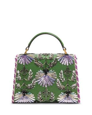 Vsling Mini Jewel VLogo Embroidered Convertible Top Handle Bag