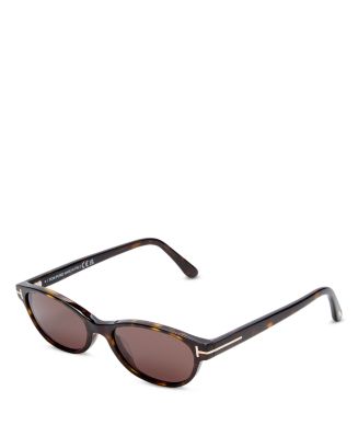 Tom Ford Chloe Oval Sunglasses, 52mm | Bloomingdale display picture 1