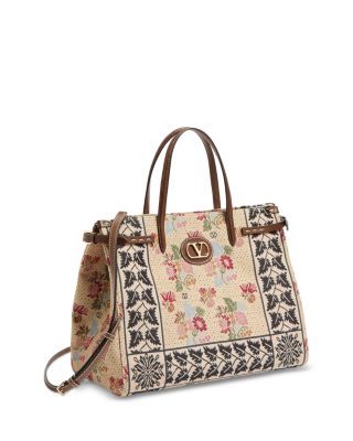 Antibes Medium VLogo Convertible Shopping Tote Bag