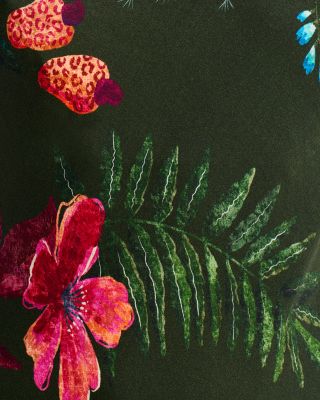 Leopard Flowers Dress