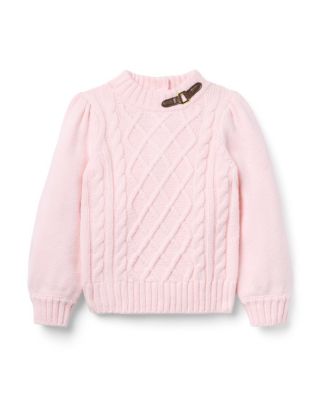 Girls' The Equestrian Cable Sweater - Little Kid, Big Kid