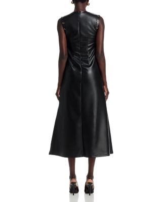 Zera Faux Leather Dress