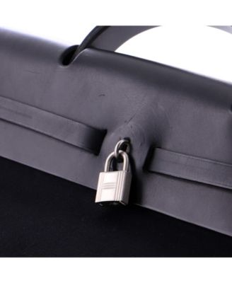  MM Herbag Toile and Leather