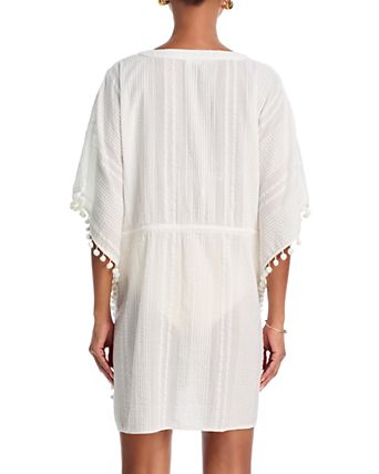 white beaded cocktail dress ALICE Beaded Mini Dress main image 1