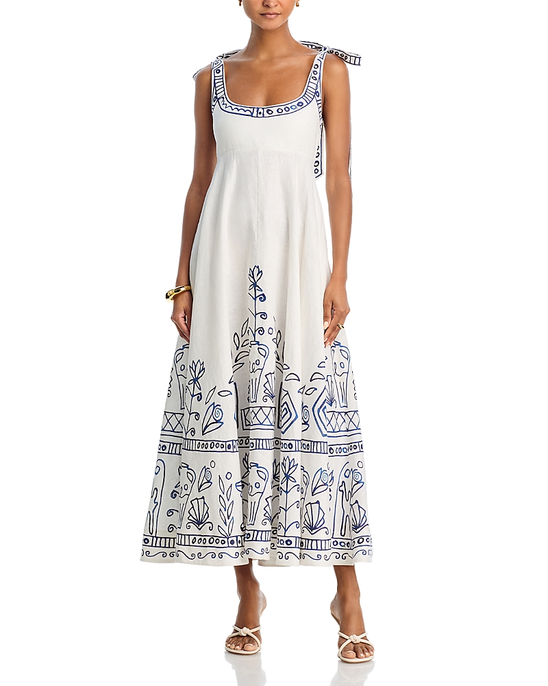 Alemais Leela Ballet Linen Sundress