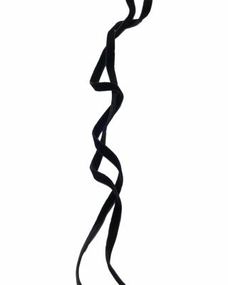 Precieux Crystal Heart Charm Velvet Choker Necklace