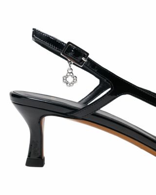 Women's Fayna Evening Rhinestone Mesh Slingback Pumps