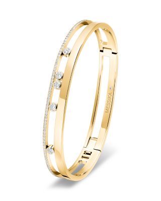 Messika - 18K Gold Move Romane Diamond Bangle Bracelet