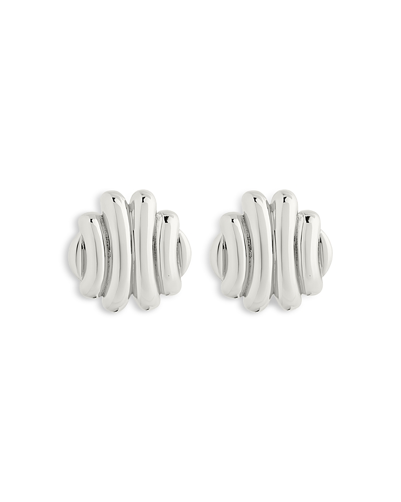 Sterling Forever Rudy Textured Stud Earrings