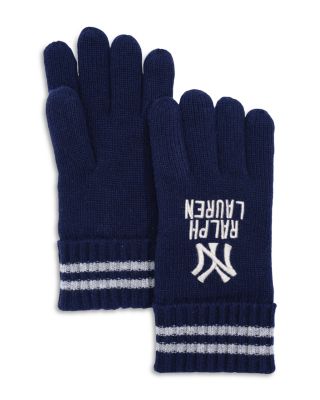 Yankees Fleece Lined Knit Gloves